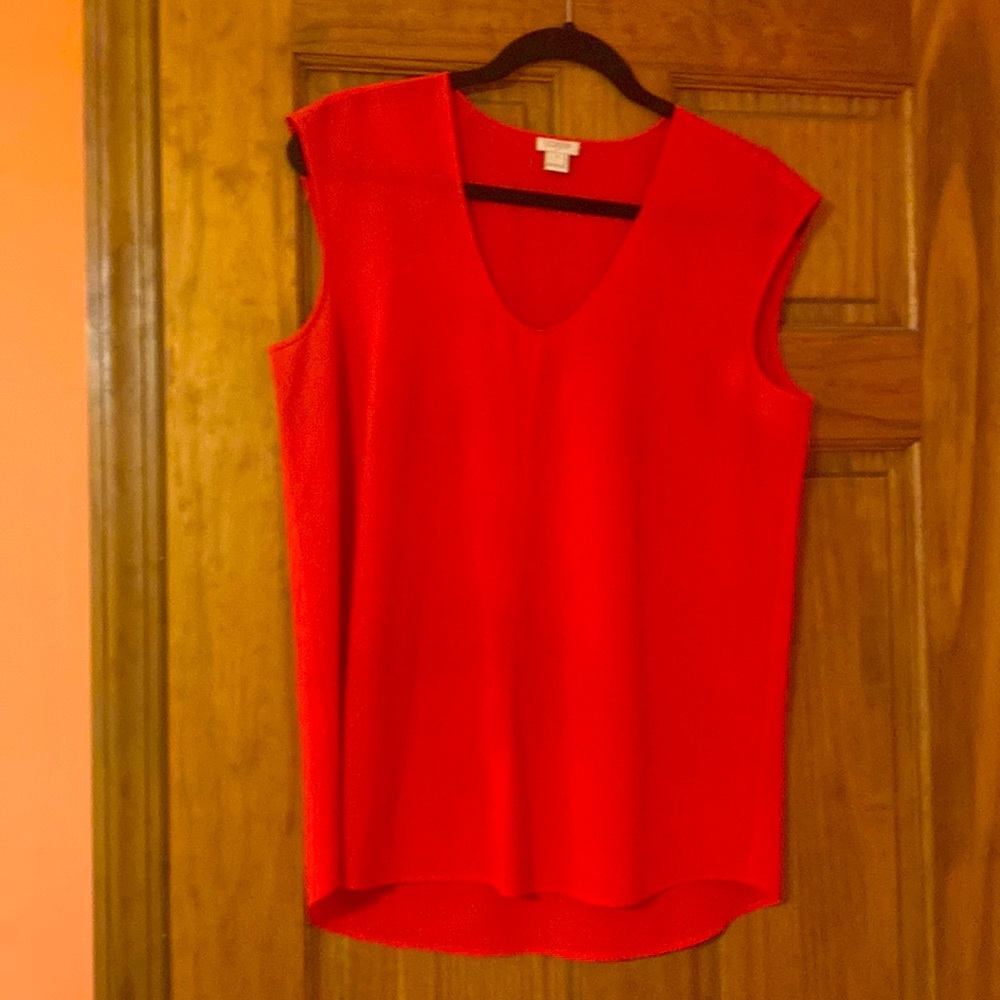 Red J Crew Shell 8